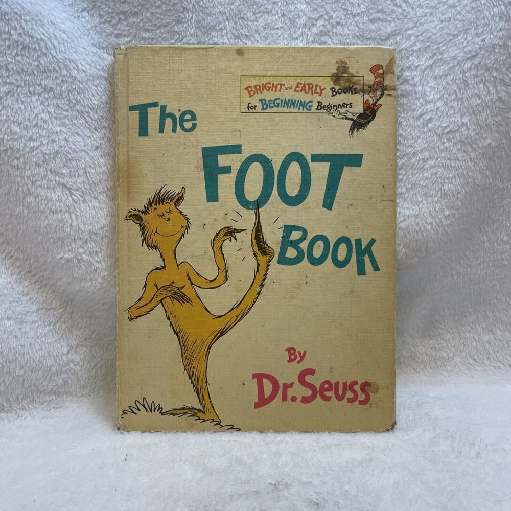 Vintage Dr. Seuss book club edition 1968 The Foot Book Children